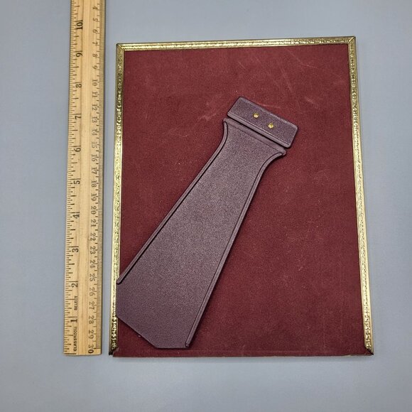 Vintage Picture Photo Frame Brass Gold Faux Wood Metal Ornate Standing - Picture 9 of 9